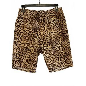 I.N.C. Women's Leopard Print Casual Shorts Size 8
